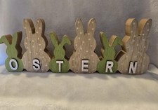 Dekoschild Ostern Osterhase Holz
