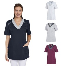 Leiber Schlupfkasack Damen-Schlupfjacke Schwesternkittel Pflegerkleidung Kurzarm