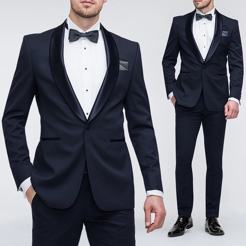 Smoking homme men suit blu - men’s,