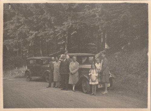 Vintage foto familie mit - foto,