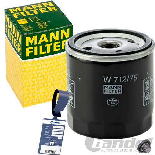 Mann filter ölwechselset - filter,