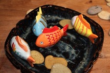 4er-Set Fische schwimmend für