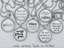 Spruchkette by Perletta 30 Texte Lebensweisheiten Zitate Motivation Spass - UVW