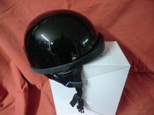 Oldtimer Motorradhelm Halbschale schwarz Römer Style Größe XL
