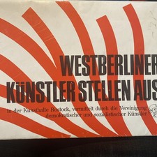 Ausstellungskatalog DDR Kunsthalle Rostock 1978-79 Malerei und Grafik RARITÄT