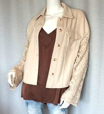 Oversized Hippie Jeansjacke