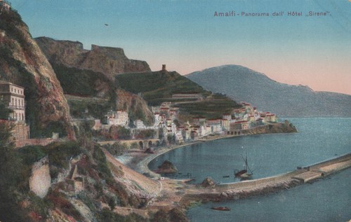 Alte ansichtskarte amalfi - alte,