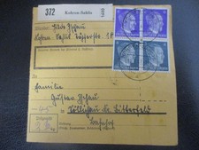 #662 Paketkarte aus