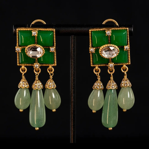 Art deco ohrringe - deco, statement