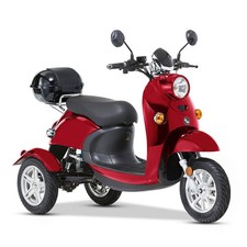 3-Rad Modena II 25 km/h 60V28AH Blei-Gel Elektrofahrzeug rot - B-Ware/Rückläufer