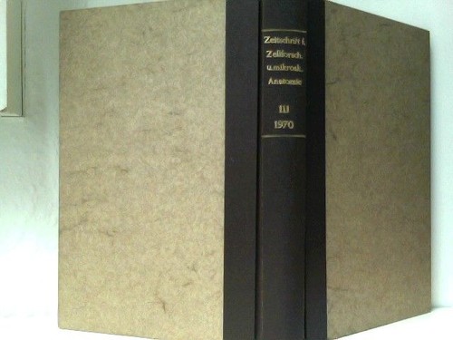 Zeitschrift für zellforschung - zeitschrift,