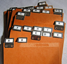 Karteiregister A6, 1970-er