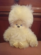1 gelbes Monchhichi Sekiguchi yellow Devil Monster Nyami plush doll Stofftier