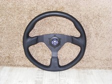 Motorsport Lenkrad Sportlenkrad 350mm schwarz PU Opel VW BMW Honda Mazda Ford