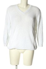 MARIA DI RIPABIANCA Strickpullover Damen Pullover Gr. DE 36 weiß Casual-Look