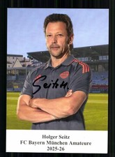 Holger Seitz Autogrammkarte Bayern München Amateure 2025-26 Original Signiert