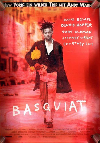 Basquiat filmposter a1 - basquiat,