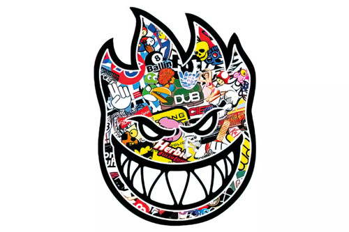 Aufkleber fire face sticker - aufkleber,