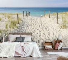 Vlies Fototapete Strand Dünen Nordsee Meer Landschaft Natur Wohnzimmer XXL 21