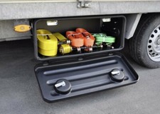 PARLOK 700x300x300 + HALTER Werkzeugkasten 45L Staubox / LKW Pritsche Anhänge