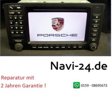 Reparatur Porsche PCM 2.1 Navigation Headunit z.B.startet nur bis Logo