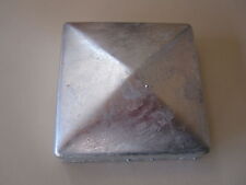 Pfostenkappe verzinkt 91x91 mm Pyramide Abdeckkappe für Pfosten Abdeckung 9x9 cm