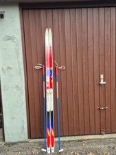 Langlaufski gebraucht Fischer 185 cm in gutem Zustand mit SNS Salomon Bindung
