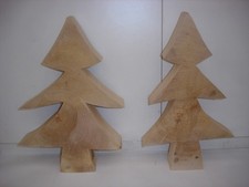 2er Set massive Holz