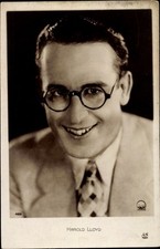 Ak Schauspieler und Komiker Harold Lloyd, Portrait - 11406729