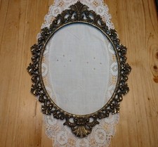 Wunderschöner Messing Bilderrahmen  42 x 30 Spiegelrahmen Spiegel Jugendstil