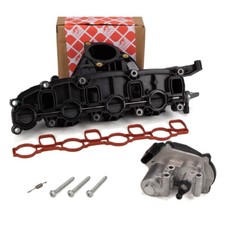 febi Ansaugkrümmer + Stellmotor Drallklappen für VW GOLF 6 PASSAT TIGUAN 2.0 TDI