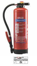 Gloria WH6 Pro 6l Wasser Feuerlöscher Wasserlöscher inkl. Halterung und Plakette