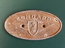 ZÜNDAPP - Emblem Zum Verschrauben Zündapp Wk2 KS Krad Abzeichen.