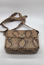 Vintage Leder Hansestadt Umhängetasche Crossbody Retro Ledertasche Alte Tasche