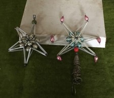 alter Gablonzer Gablonz Christbaumschmuck seltene Baumspitze W25/231