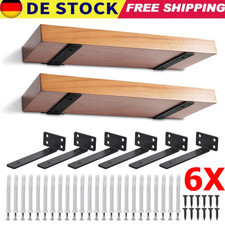 6 x Unsichtbare Regalhalterung