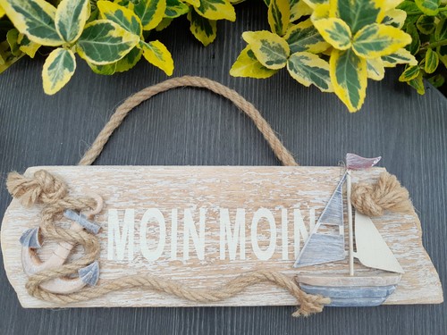 25cm moin schild wanddeko - b.25cm,