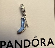 Pandora Charm Disney Glasschuh Cinderella Silber