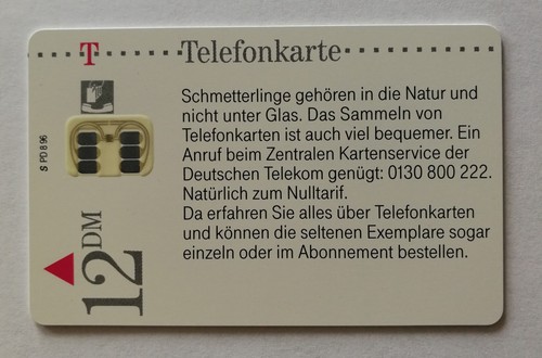 Telefonkarte 12 dm - 96,,
