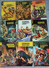 Korak Tarzan's Sohn 105 Hefte, 1967, Williams Verlag (Nr. 1, 44, 47-57 fehlen)