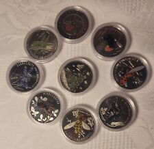 5 Euro Insektenreich 2022 -  2024 Komplett ( 9x5 Euro ) In Kapsel nunzirkuliert