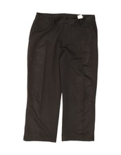 Adidas Damen Climacool Straight Capri Hose W38 L26 schwarz Polyester KQ08