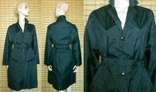 BLAUER REGENMANTEL - RAINCOAT - NYLON - VINTAGE - LILION - GR. S - M