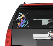 Holographic Vinyl Decal Truck