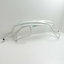 Vespa PX 125 150 200 T5 Sturzbügel hinten Faco Weiß Stoßstangen rechts links