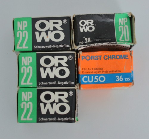 Vintage film orwo - 5x,