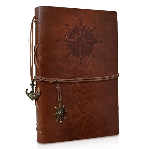 Notizbuch leder vintage - a5,