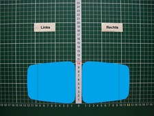 Außenspiegel Spiegelglas Ersatzglas Motorrad BMW Typ K110 RT K100 K75 asph Blau