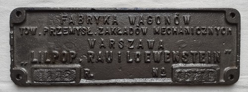 Original waggonschild - original,