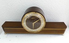 Tischuhr, Kaminuhr, Bibliotheks-Uhr, Büfettuhr, um 1950, Junghans,  Bauhaus